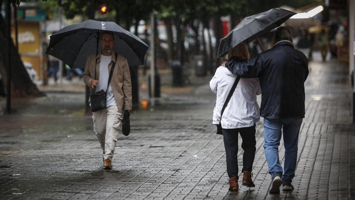 Mañana de lluvia en Córdoba