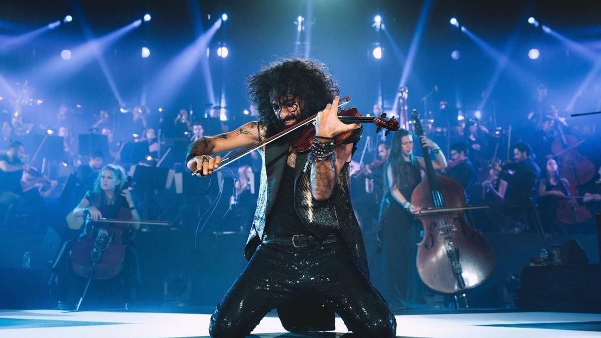 El violinista Ara Malikian durante una de sus actuaciones.