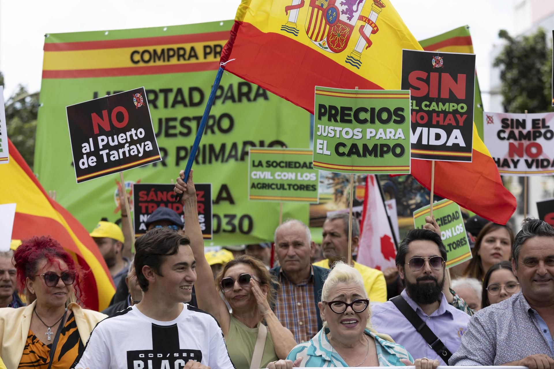 Así se vivió la manifestación en defensa del campo en Tenerife