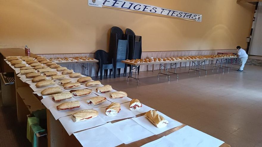 Refrigerio al final de las rutas de 'Campiñeando'