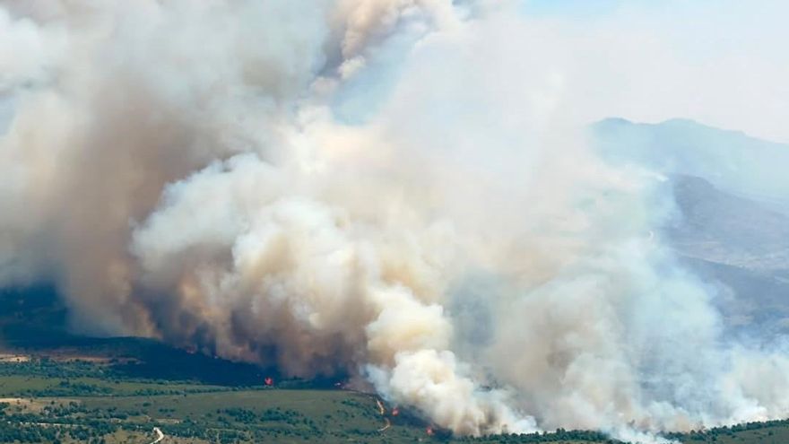 El PP de Guadalajara pide valorar la activación del nivel de emergencia nacional en el incendio forestal de La Mierla