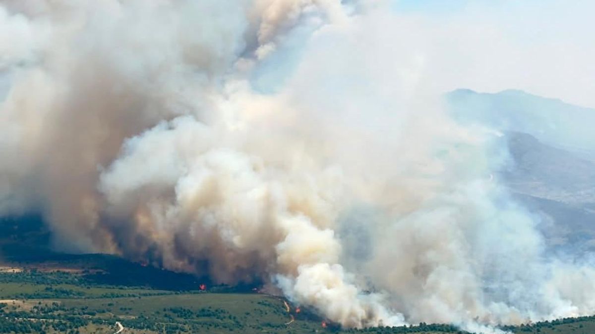 Incendio de La Mierla, en Guadalajara, en julio de 2026