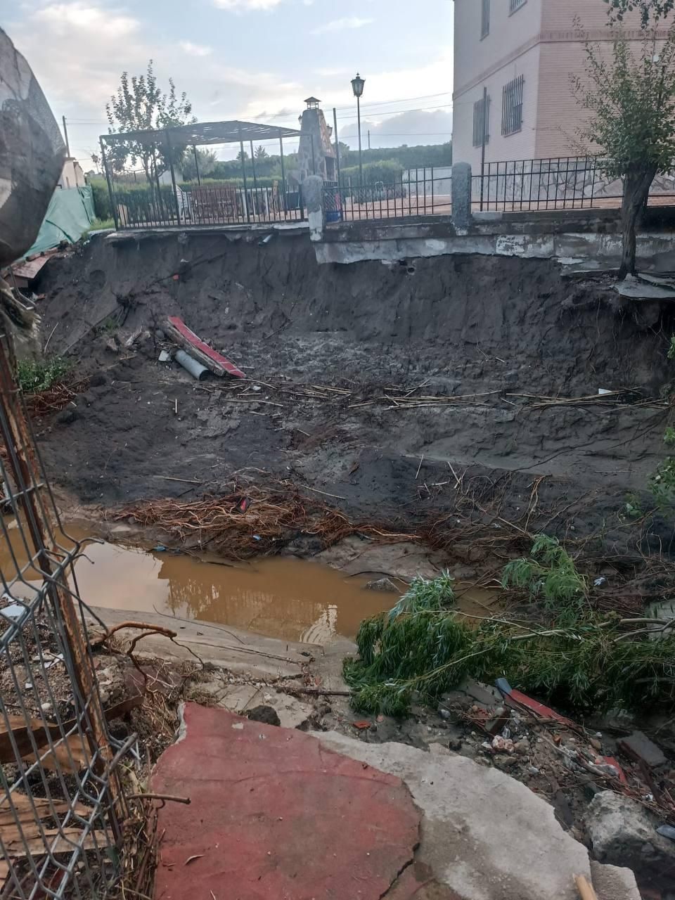 La DANA de 2023 provocó desperfectos en la urbanización Camino de Huertas de El Viso de San Juan, en Toledo