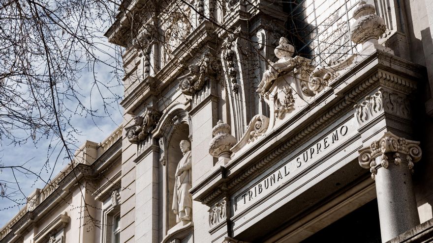 Archivo - Fachada del Tribunal Supremo, a 27 de febrero de 2025, en Madrid (España).