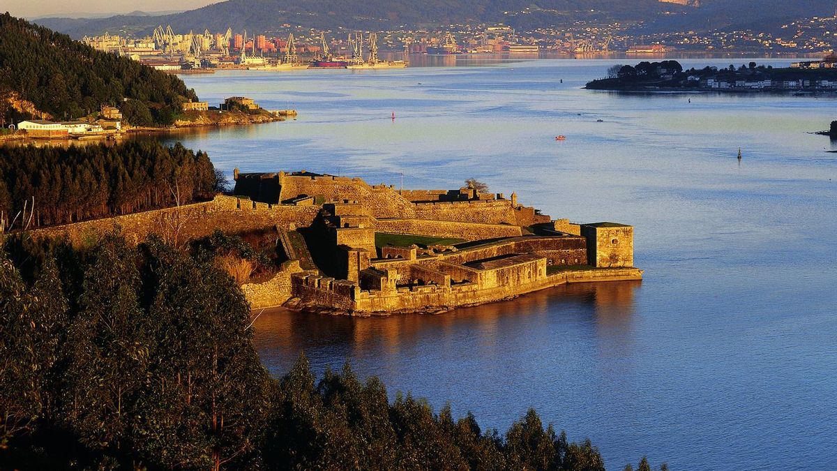 Castelo de San Felipe, en Ferrol.