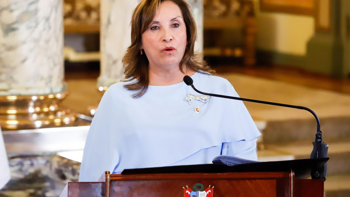 La presidenta de Perú, Dina Boluarte. EFE/ Renato Pajuelo