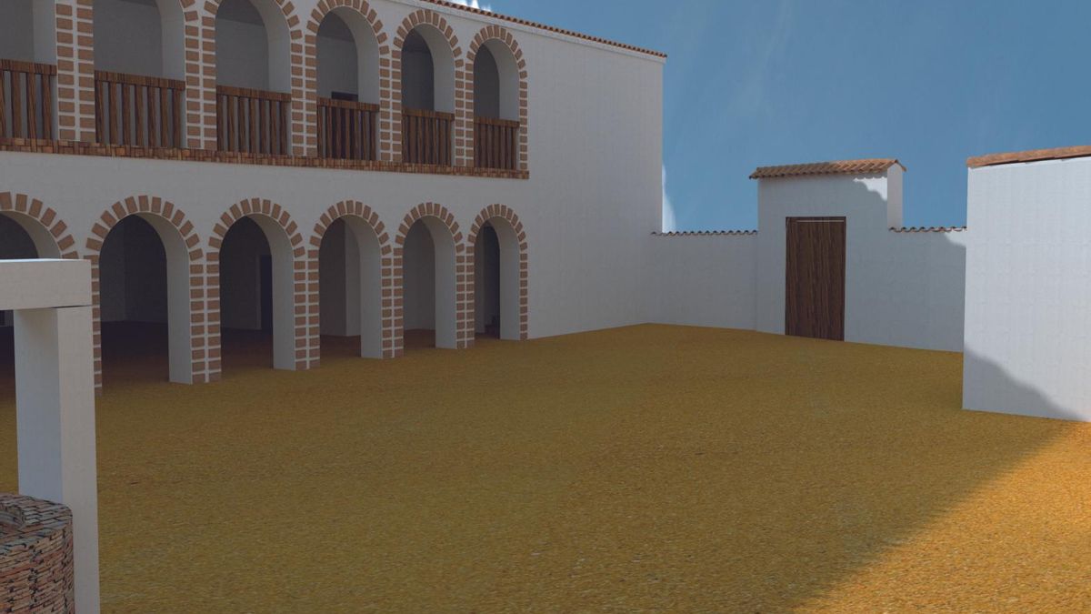 Vista del patio interior