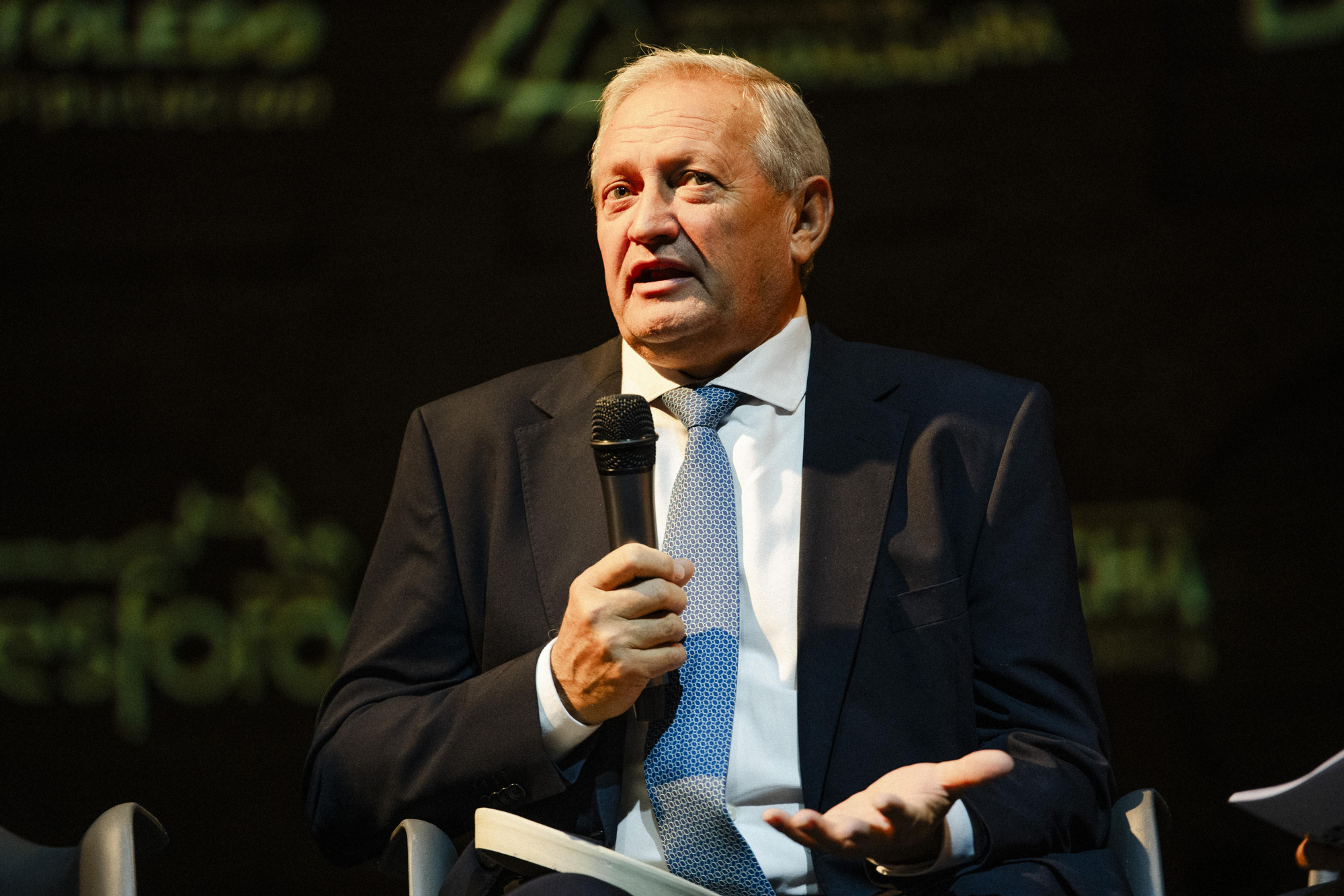 El presidente de Cooperativas Agroalimentarias de Castilla-La Mancha, Ángel Villafranca