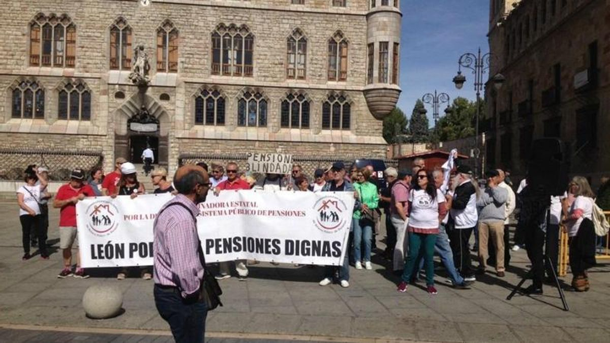 La Coordinadora por las Pensiones retoma este lunes las concentraciones en León