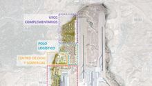 El plano de Fomento sobre el Plan Inmobiliario Madrid-Barajas.