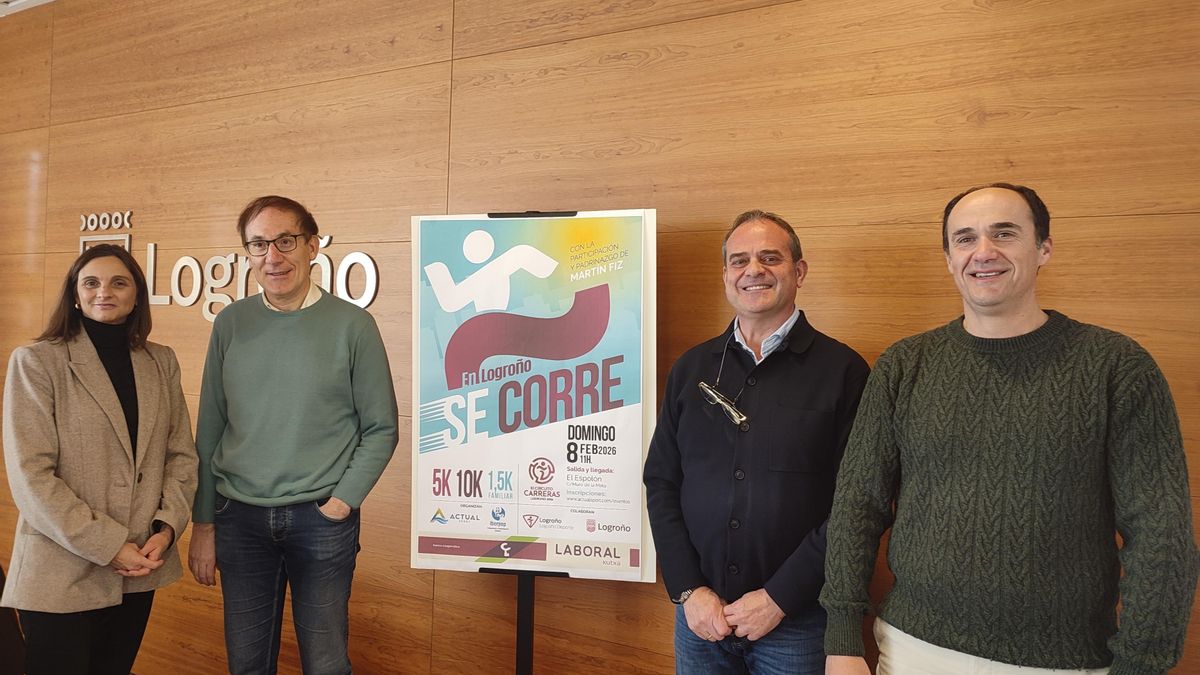 En Logroño Se Corre, el 8 de febrero con Martín Fiz y Fermín Cacho