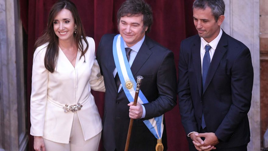 Javier Milei ya es presidente de Argentina: las fotos