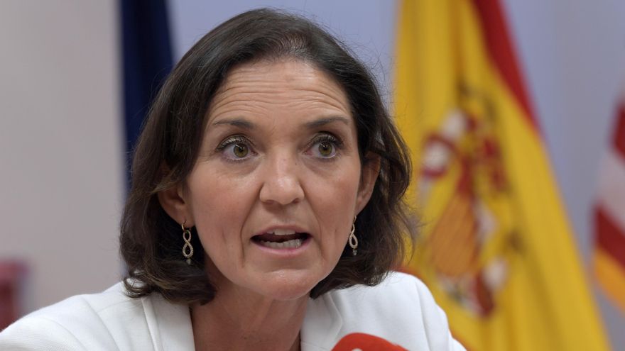 La ministra española de Industria, Comercio y Turismo, Reyes Maroto, en una fotografía de archivo. EFE/Lenin Nolly