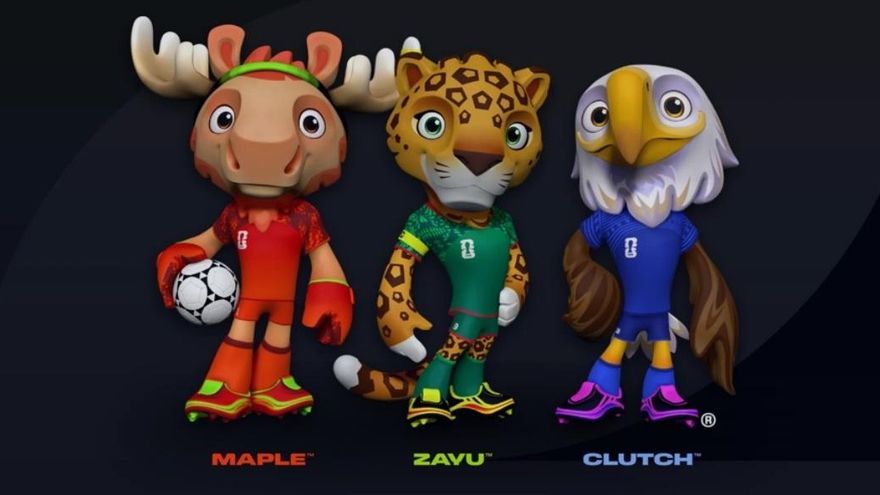La FIFA presentó a las tres mascotas del Mundial 2026: Maple, Zayu y Clutch