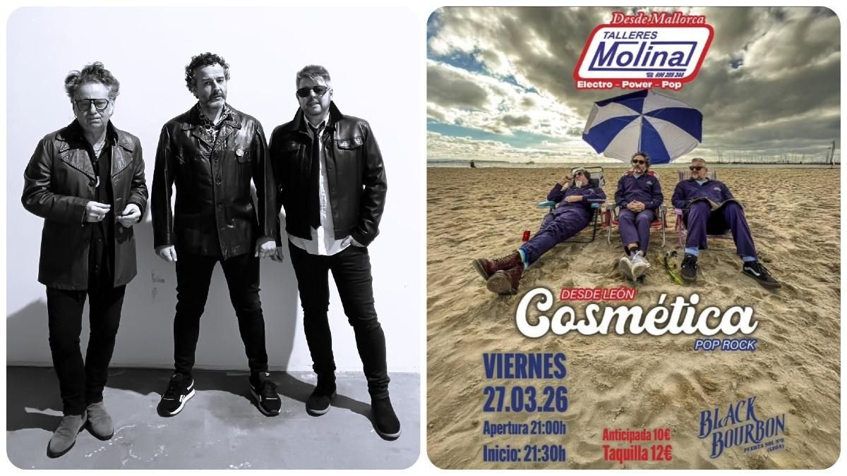 Los potentes directos de Cosmética y Talleres Molina, este viernes en el Black Bourbon