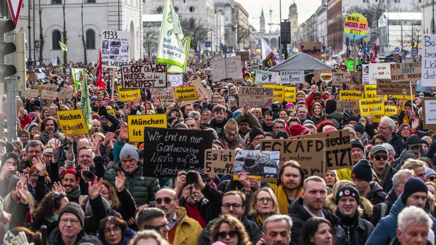 La extrema derecha alemana se lleva su primera derrota tras las grandes manifestaciones en su contra