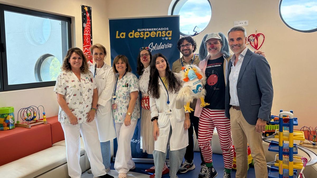 Acción solidaria de la Despensa Supermercados con niños y niñas ingresados en el Hospital Universitario de Toledo