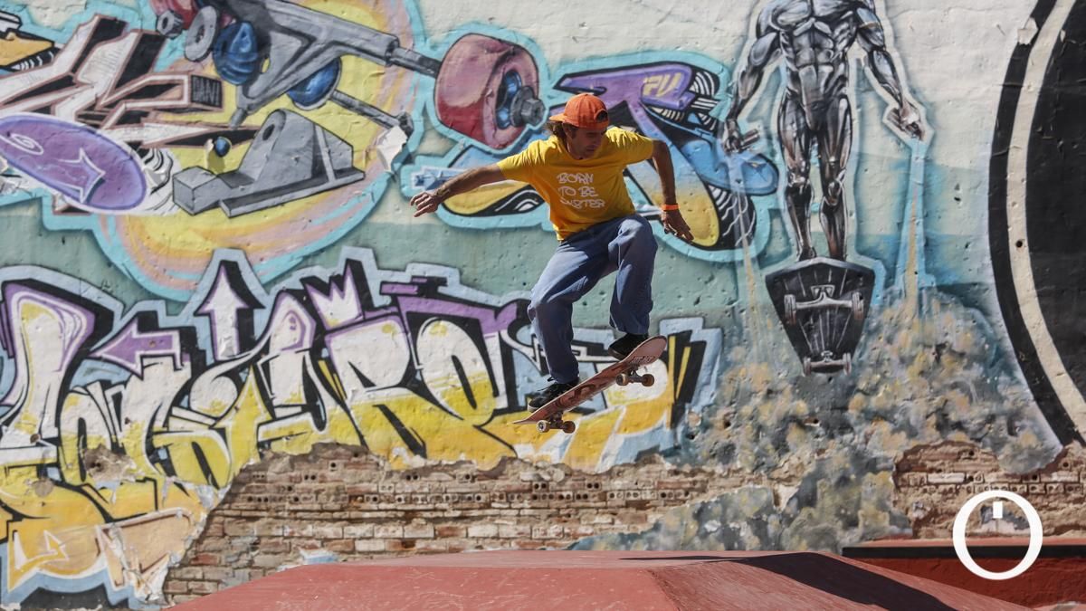 Prueba andaluza de skate en el skatepark de Cañero