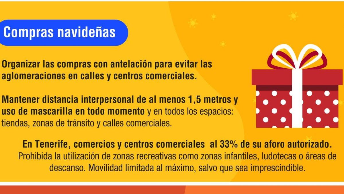 Medidas específicas para las Fiestas Navideñas en Canarias
