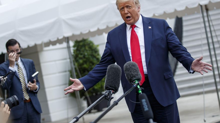 Trump llega a Miami para una reunión con cubanos y venezolanos