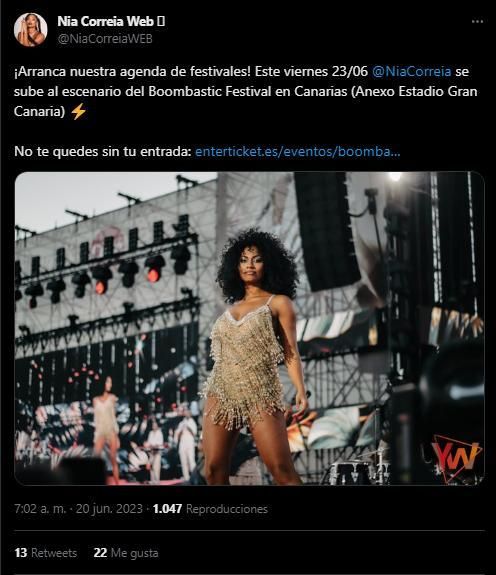 Contenido con más retweets sobre el Boombastic Canarias