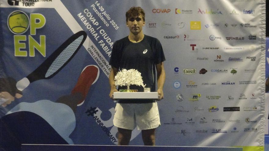 Un imperial Dani Mérida conquista el Challenger de Pozoblanco