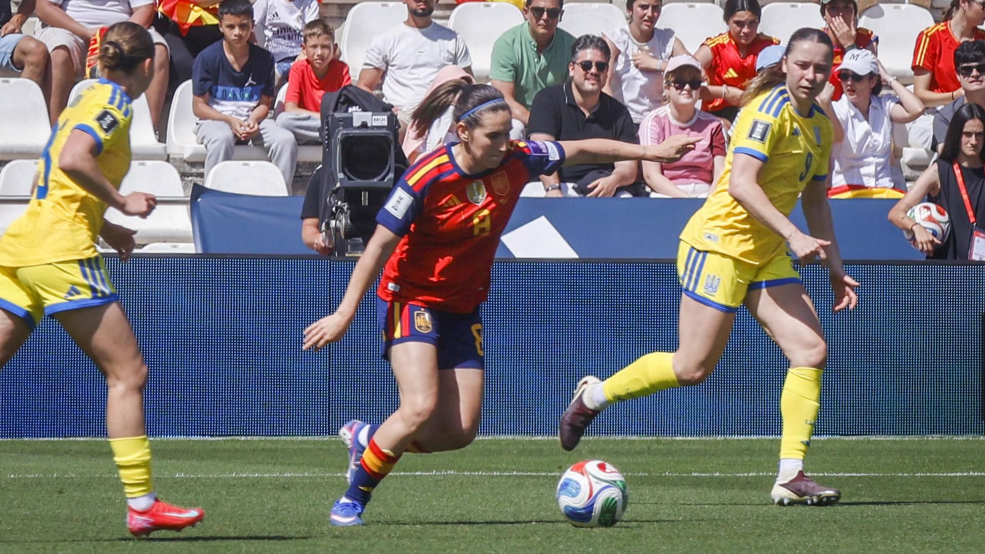 El partido de la selección femenina España - Ucrania