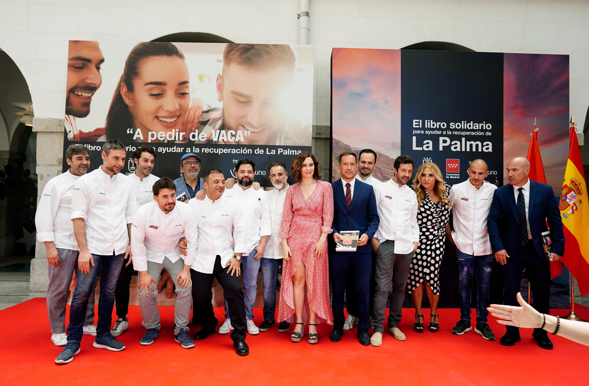 Presentación del libro solidario 'A pedir de vaca'.