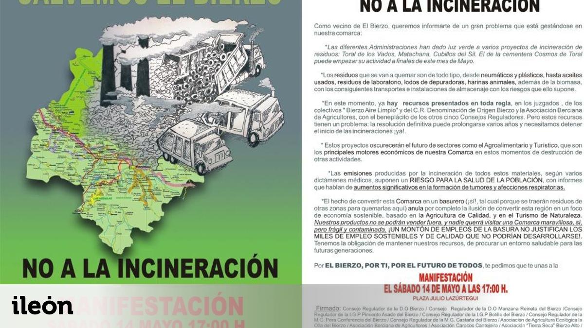 El Bierzo se moviliza contra la quema de residuos
