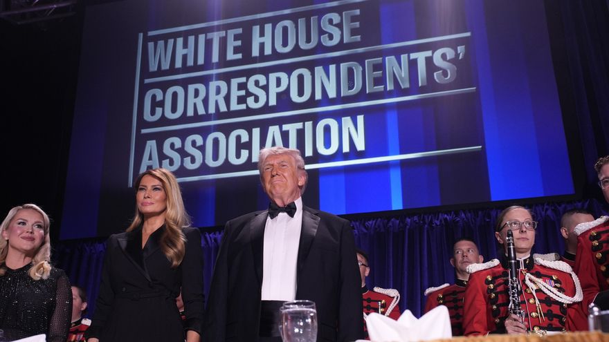 Trump usa el ataque de la cena de corresponsales para reivindicar su agenda en pleno bloqueo en Irán y con mínimos de popularidad