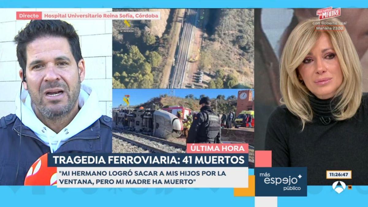 Fidel comparte su testimonio en 'Espejo Público' ante una emocionada Susanna Griso