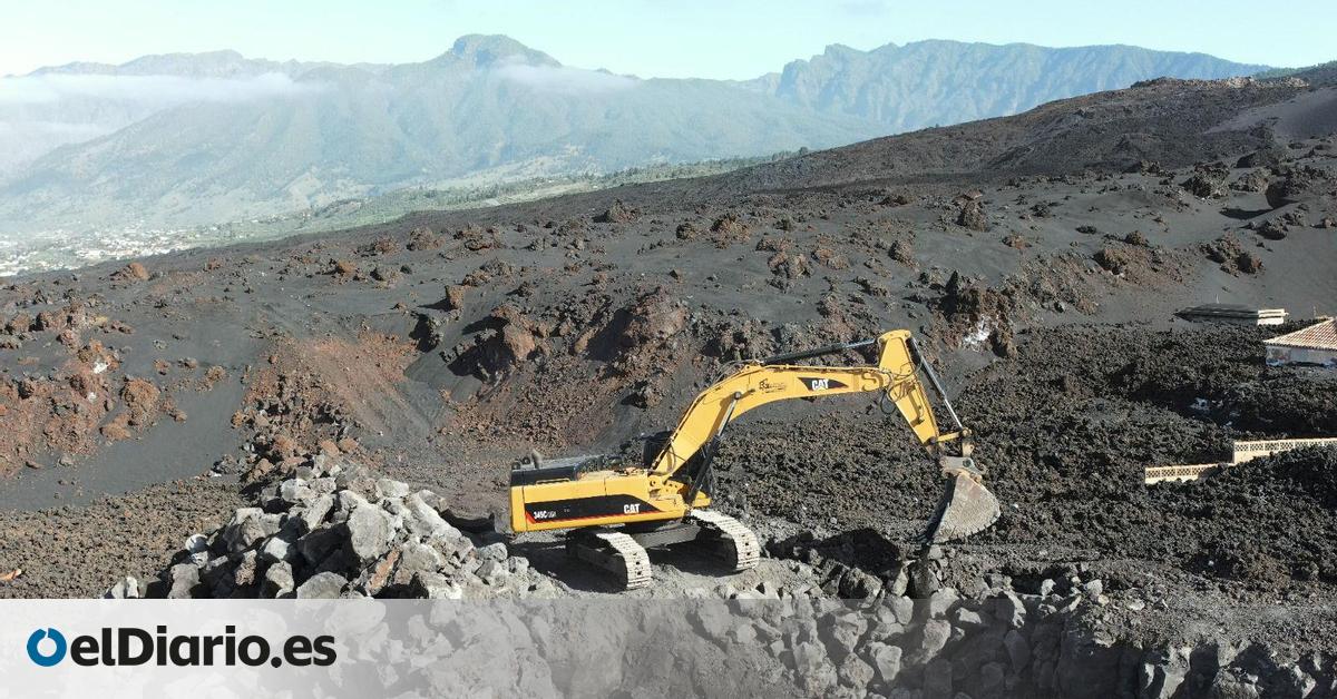 La recuperación del tramo de la LP-2 sepultado por el volcán prevé concluir en 14 meses