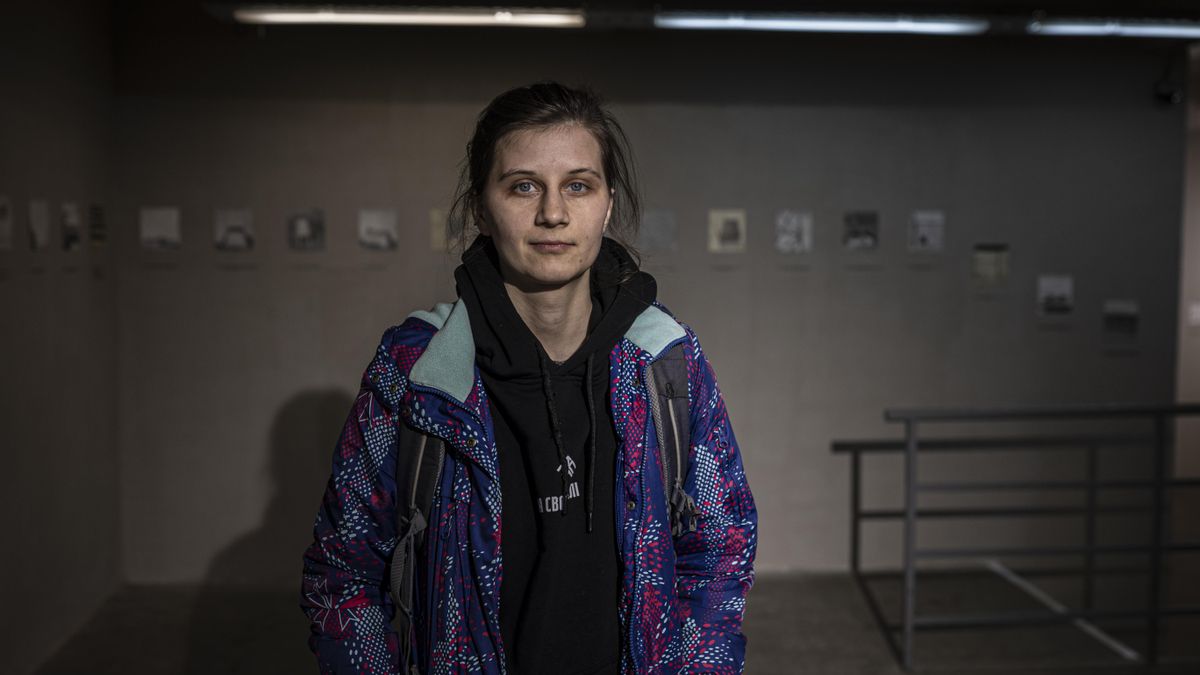 Nina se alistó voluntariamente en el Ejército hace unos meses, tras haberse ido a Noruega como refugiada.