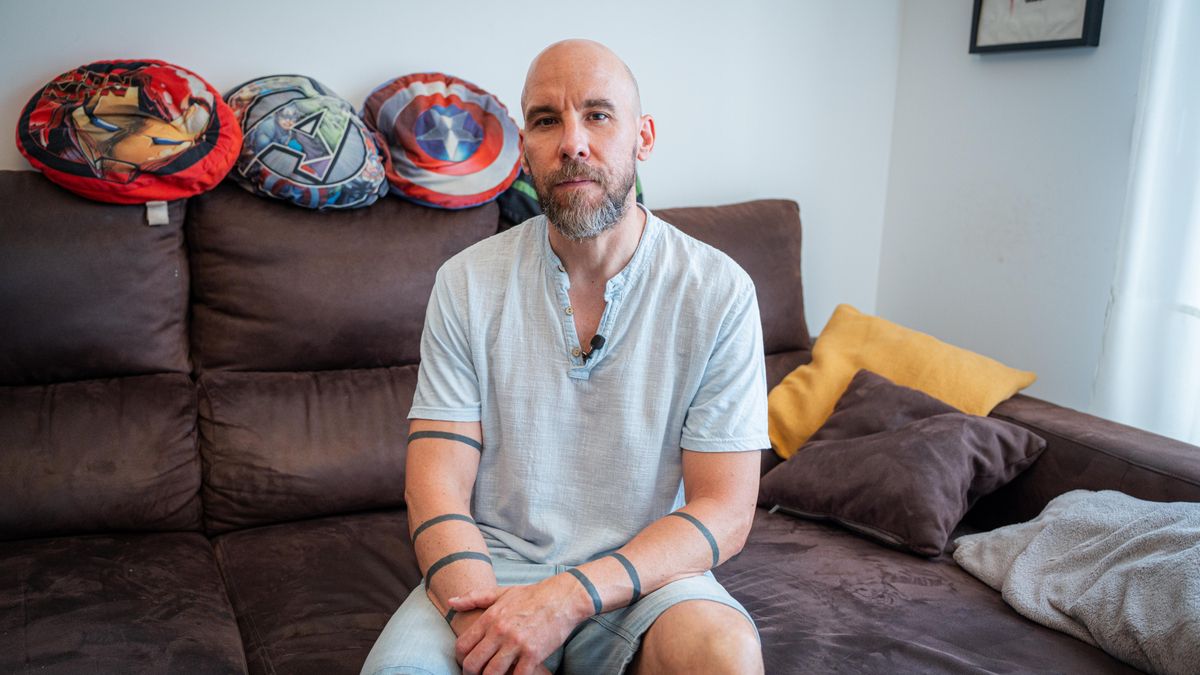 Sergio Montero, afectado por los altos precios del Plan Vive en Valdebebas y portavoz de la Asociación que han creado
