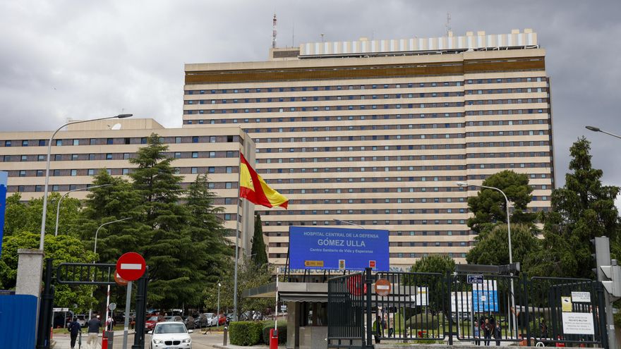 Vista general del Hospital Gómez Ulla en Madrid, este lunes. Los 14 españoles del crucero han pasado la noche tranquilos y sin síntomas en el Gómez Ulla. EFE/ Maria Aguilella Pardo