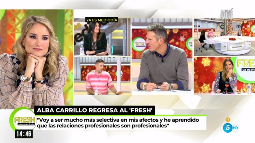 Alba Carrillo en 'Ya es mediodía'