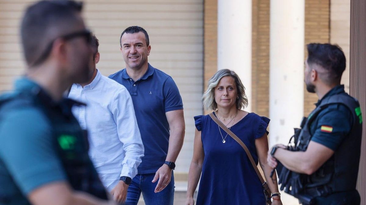 Vicente Mompó llega al Palacio de Justicia de Catarroja para su segunda declaración como testigo, el pasado 30 de junio.