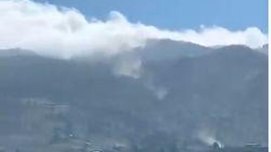 Los últimos temblores en La Palma causan grandes desprendimientos en las laderas de la isla