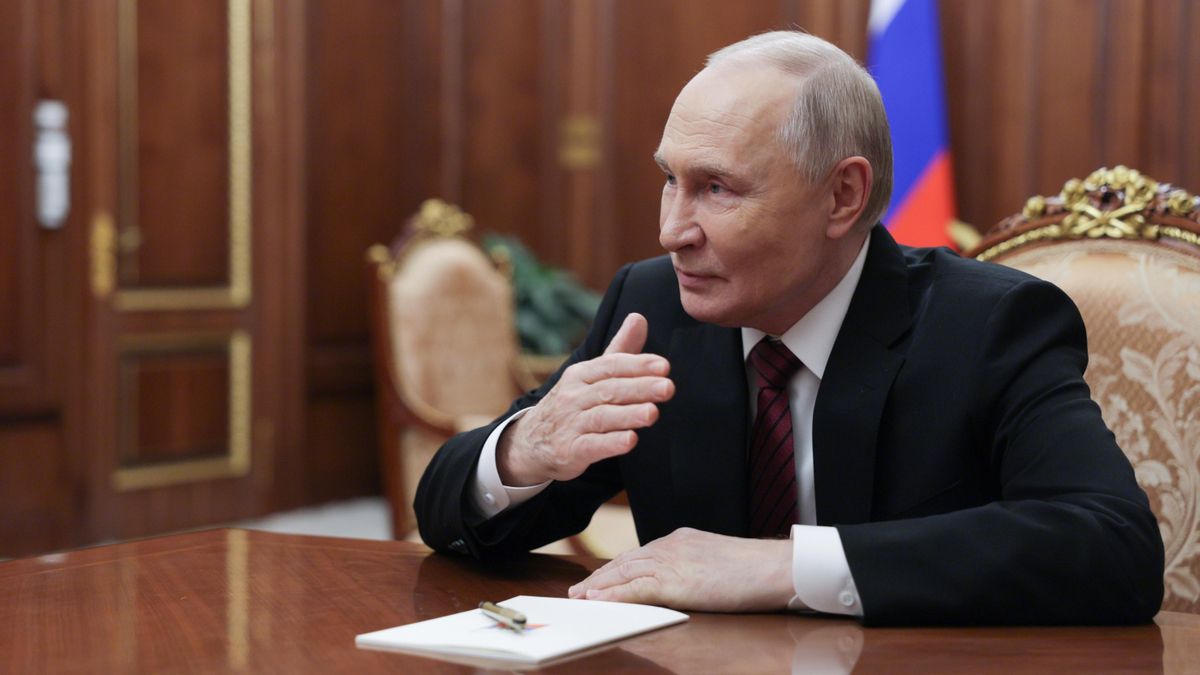 El presidente ruso Vladímir Putin en el Kremlin.