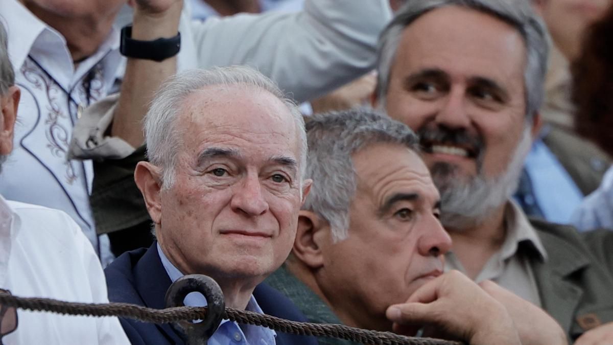 El juez Peinado asiste a un festejo taurino en Talavera de la Reina, en una imagen de archivo.