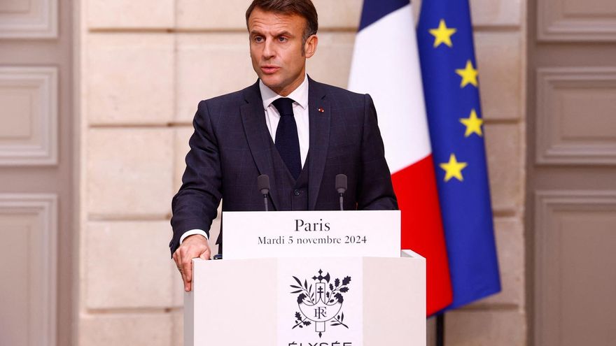 Macron descarta dimitir tras la caída de su primer ministro: "Ejerceré mi mandato hasta el final"