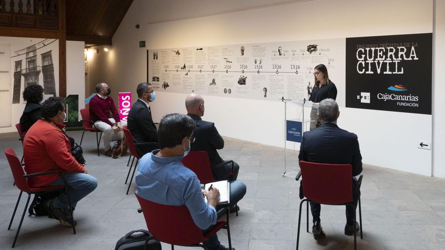 Acto inaugural de la muestra.
