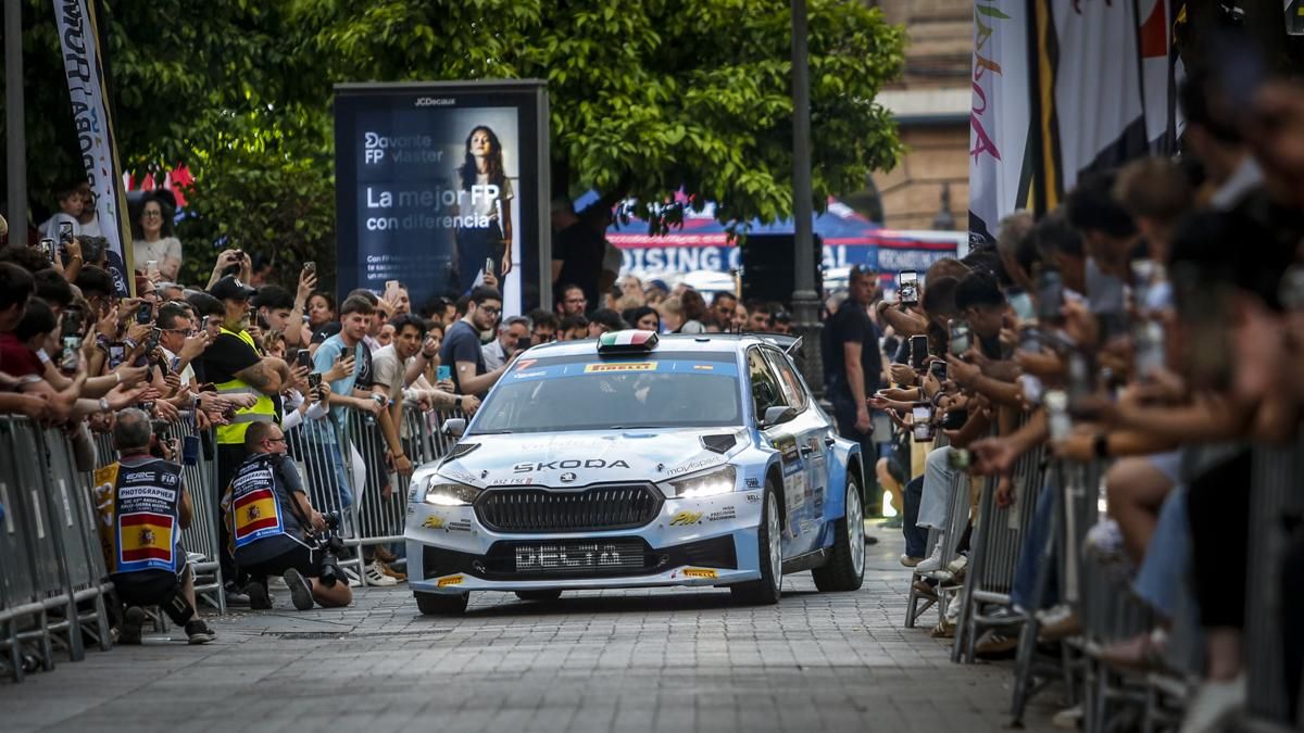 Ceremonia de salida del Rally Sierra Morena 2026