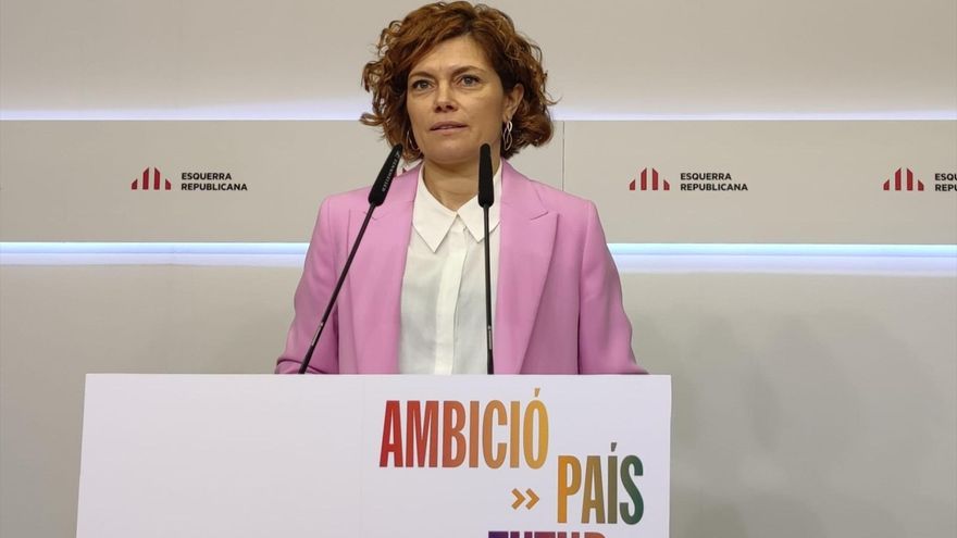 EuropaPress 6601220 secretaria general portavoz erc elisenda alamany rueda prensa