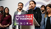 IU pide a Podemos que negocie un acuerdo programático con el PSOE aunque no haya gobierno de coalición