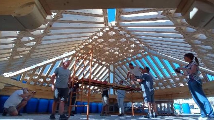 Trabajo realizado este verano para la iglesia de Valcabado del Páramo.