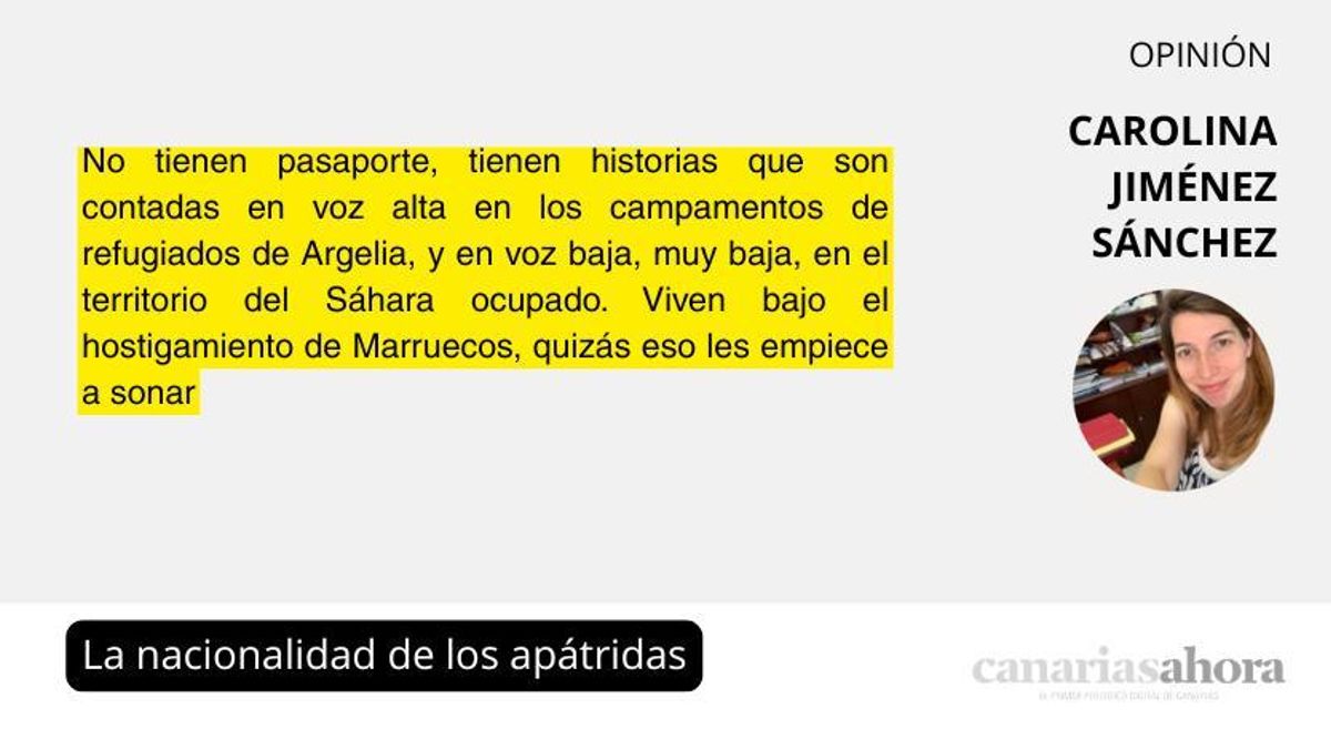 La nacionalidad de los apátridas