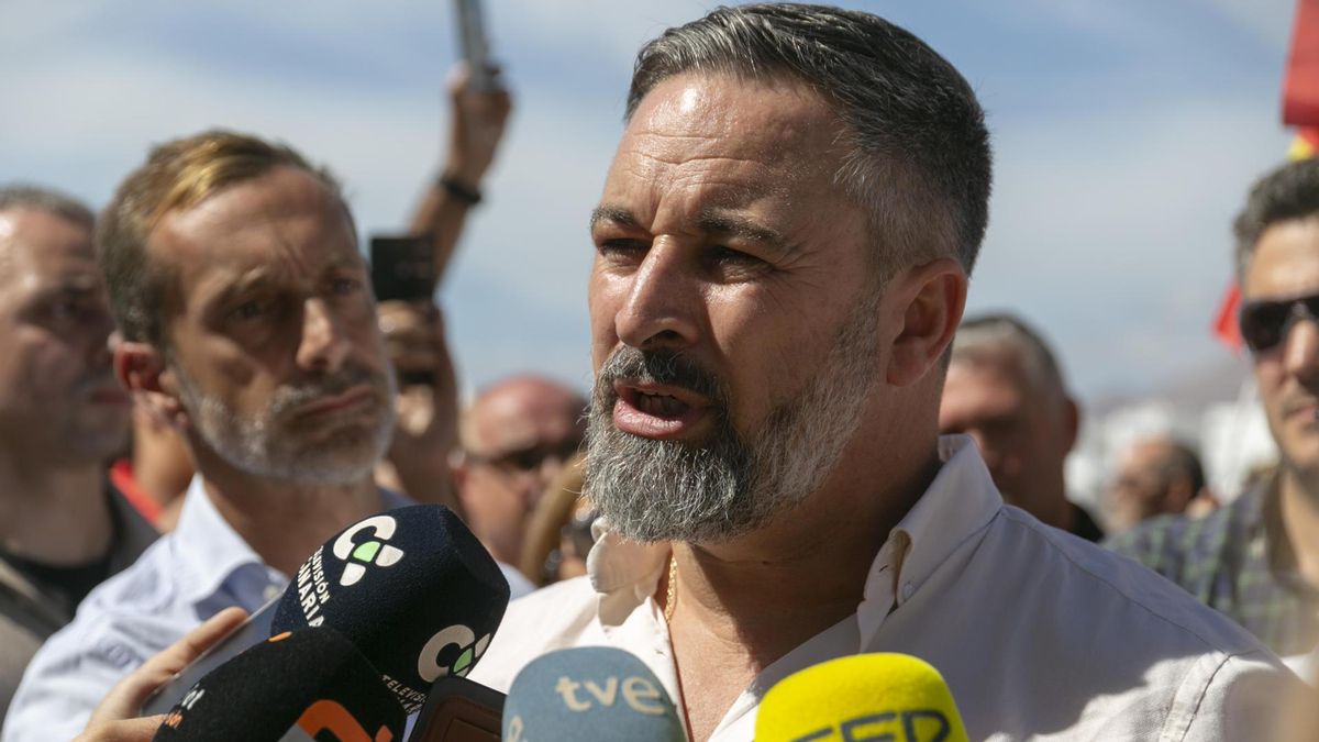Abascal, este domingo, en Lanzarote.