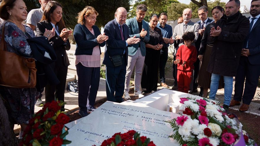 Los restos del científico canario Blas Cabrera, padre de la Física española, descansan ya en Tenerife