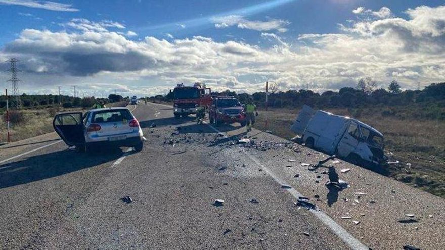 Un fallecido y dos heridos en un accidente de tráfico en el Alto del Rabizo